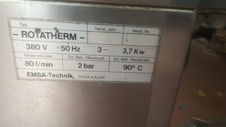 Instalație de spălare pentru fierăstraie și unelte ROTATHERM washer