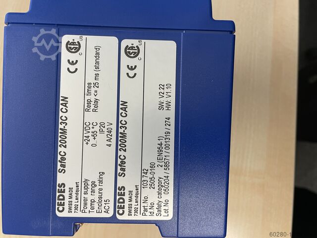 Besturingen voor opslagliften en paternosters Cedes Safe C200M 3C CAN