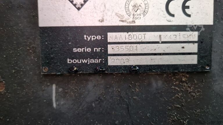 Maaiboot Machinefabriek Kortenoord MTK4315MV