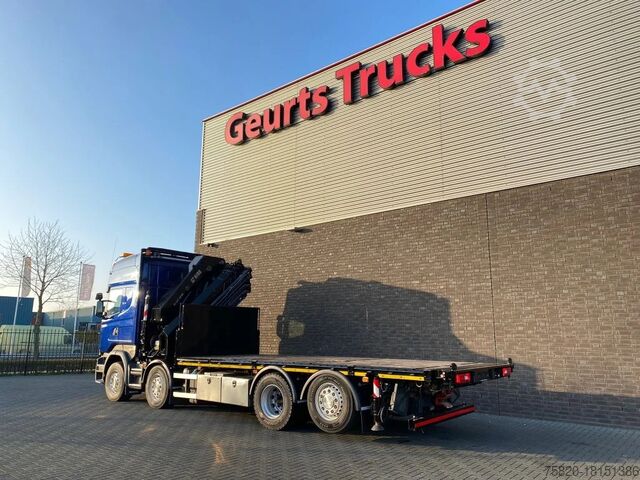 Crane truck Scania R580 V8 8X2 + HIAB XS 544 E-8 HIPRO KRAAN/KRAN/...