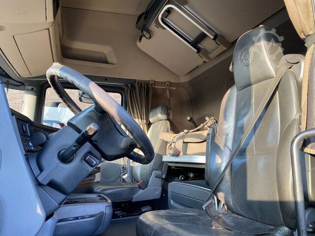 Vrachtwagen met kraan Scania R580 V8 8X2 + HIAB XS 544 E-8 HIPRO KRAAN/KRAN/...