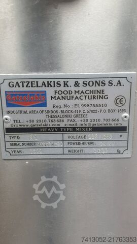 Mašina za mešanje Gatzelakis K. & Sons S.A. MX (Heavy Type Mixer)