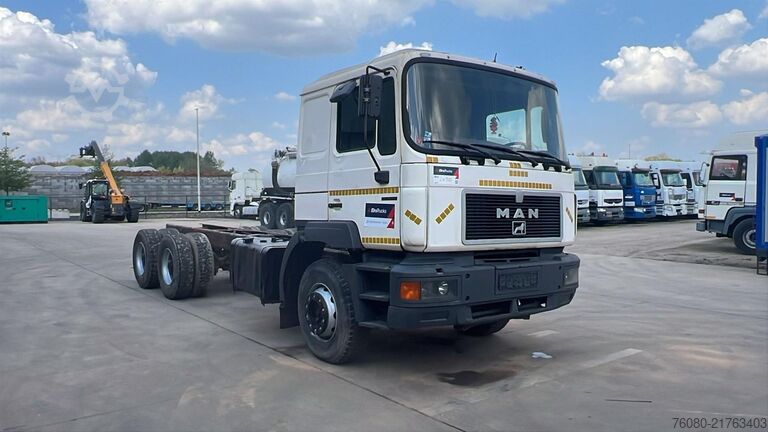 Șasiu cu cabină MAN 27.463 (FULL STEEL SUSP. / LAMES / BIG AXLE / G...