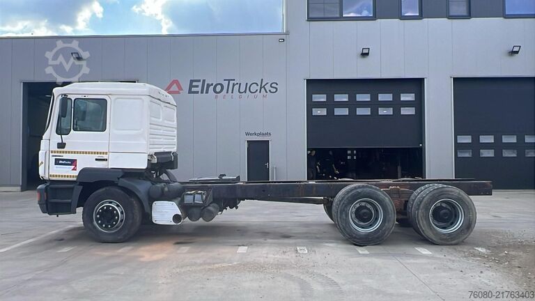 Șasiu cu cabină MAN 27.463 (FULL STEEL SUSP. / LAMES / BIG AXLE / G...