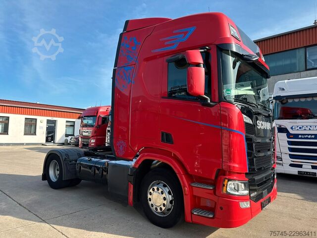 Τυπική μονάδα τράκτορα SCANIA R460 * STANDKLIMA * LEDER * 2 X TANK * 1. HAND *