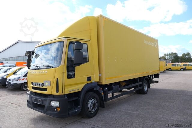 Φορτηγό κουτί (κουρμπαριστό) iveco EuroCargo ML 120 E 28 AHK LBW