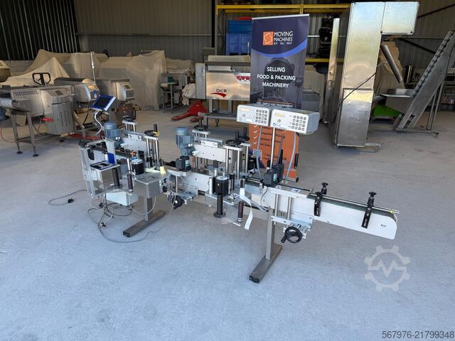 Equipamento de rotulagem EME Series 2000 / 4000 Twin-Head Labeller