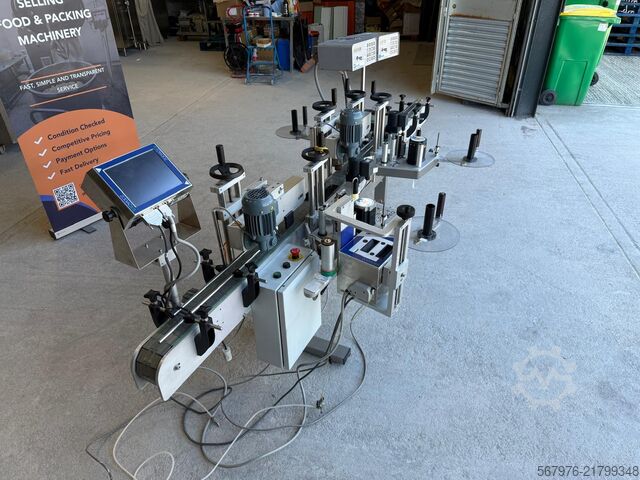 Equipamento de rotulagem EME Series 2000 / 4000 Twin-Head Labeller