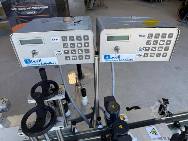 Equipamento de rotulagem EME Series 2000 / 4000 Twin-Head Labeller