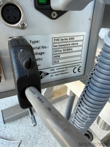 Equipamento de rotulagem EME Series 2000 / 4000 Twin-Head Labeller