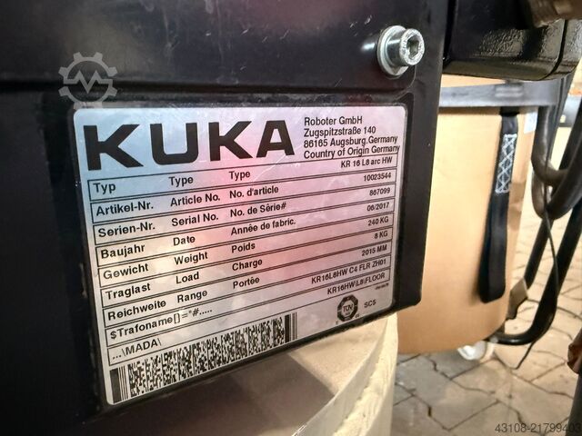 Robot industrial KUKA KR 16 L8 arc HW