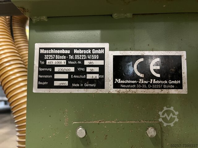 Kantbandsmaskin HEBROCK AKV 1000 V