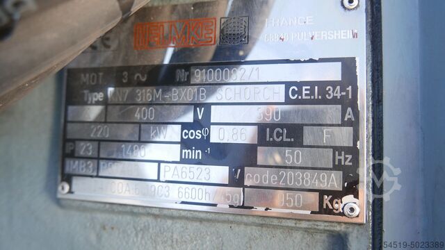 Atlas Copco Crepelle hogedrukcompressor Atlas Copco D44