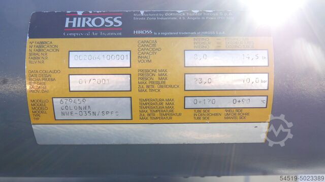 Atlas Copco Crepelle hogedrukcompressor Atlas Copco D44