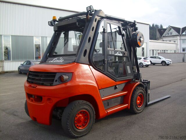 Carretilla elevadora Linde H60D-01-X396 TRIPLEX - ZVG/SS - KABINE/H