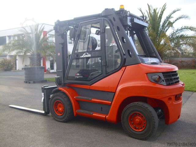 Carretilla elevadora Linde H60D-01-X396 TRIPLEX - ZVG/SS - KABINE/H