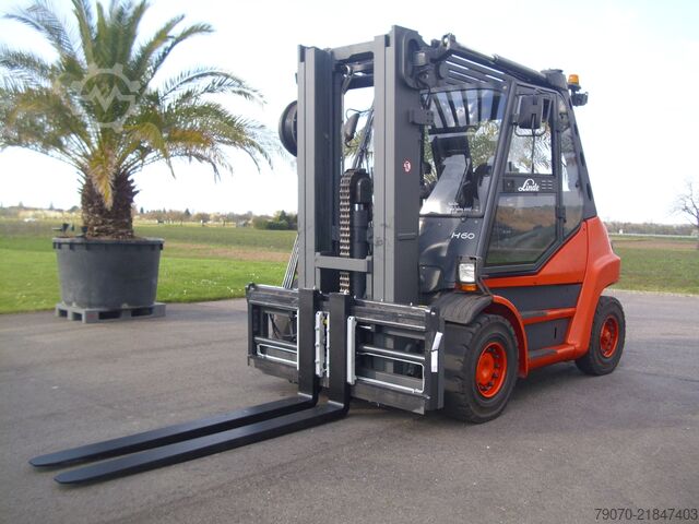 Carretilla elevadora Linde H60D-01-X396 TRIPLEX - ZVG/SS - KABINE/H