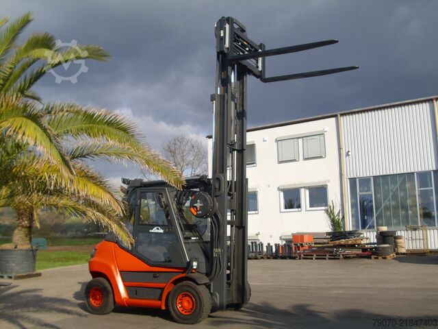 Carretilla elevadora Linde H60D-01-X396 TRIPLEX - ZVG/SS - KABINE/H