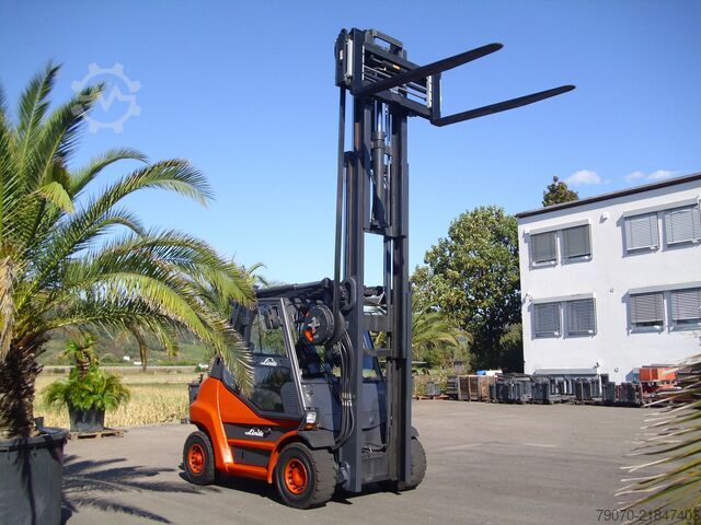 ön yükleyici forklift Linde H60D-01-X396 TRIPLEX - ZVG/SS - KABINE/H