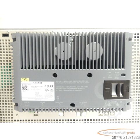 Στοιχείο Siemens 6AV2124-1QC02-0AX0 Panel SN: C-JNK97496 --