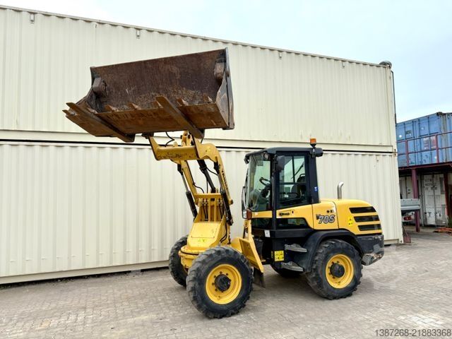 Încărcător pe roți YANMAR V70S Schwenklader / 2017 BJ / Schaufel + Gabel