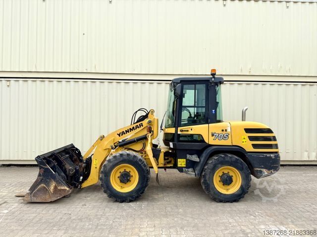 Încărcător pe roți YANMAR V70S Schwenklader / 2017 BJ / Schaufel + Gabel
