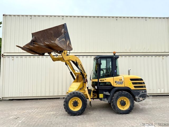 Încărcător pe roți YANMAR V70S Schwenklader / 2017 BJ / Schaufel + Gabel