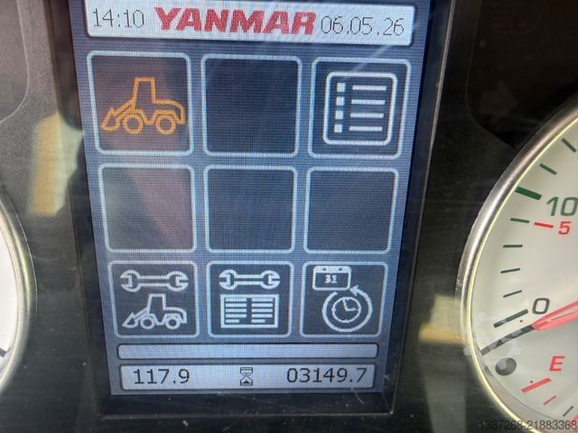 Încărcător pe roți YANMAR V70S Schwenklader / 2017 BJ / Schaufel + Gabel