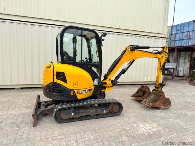 Miniescavatore JCB 8026 CTS / 2021 BJ / 1.589 H / 3 x Löffel
