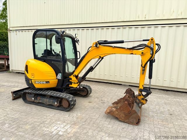 Miniescavatore JCB 8026 CTS / 2021 BJ / 1.589 H / 3 x Löffel