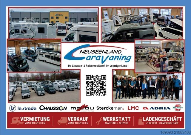Semi-integrated camper CHALLENGER 287GA VIP *SAT+TV*2xSolar*Hubbett*Dieselheizung