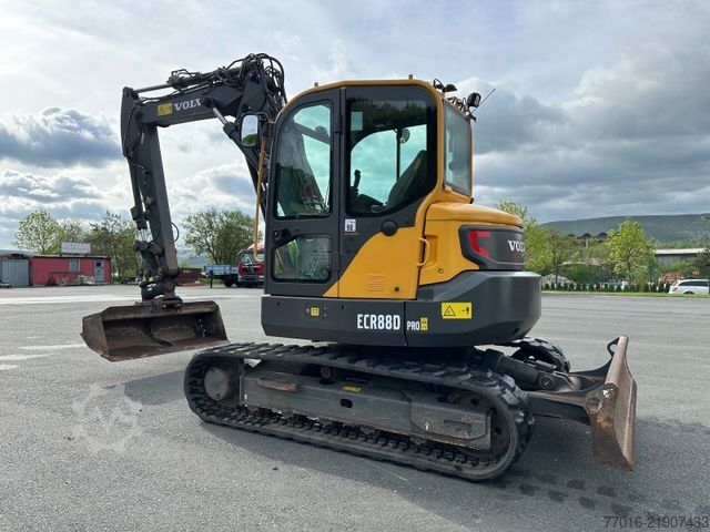 Pásový bagr VOLVO EC88D,Verstellausleger,Powertilt,Klima, 3 Löffel
