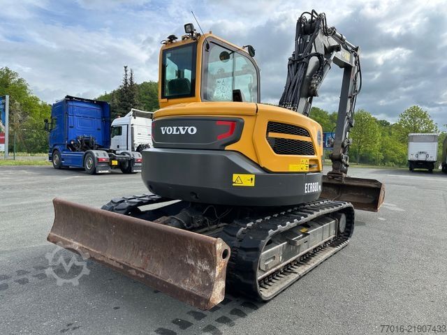 Pásový bagr VOLVO EC88D,Verstellausleger,Powertilt,Klima, 3 Löffel