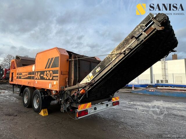 Mobiele hakselaar Doppstadt AK430Profi Schredder/Häcksler/Funk/Magne