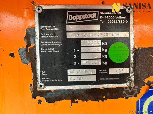 Mobiele hakselaar Doppstadt AK430Profi Schredder/Häcksler/Funk/Magne
