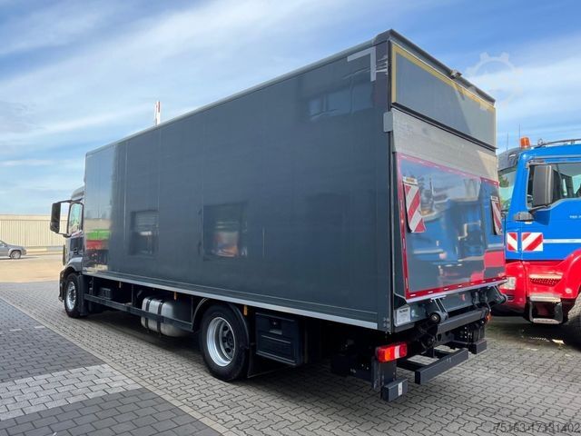 Samochód ciężarowy typu furgon MERCEDES-BENZ Antos 1830 L nR 4x2 Standardkoffer LBW LBW 2to+F