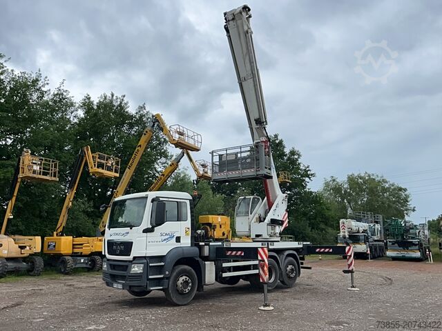 Piattaforma aerea autocarrata MAN TGS 26.320 6x2-2 BL with Oil Steel Eagle 3526 (35m)