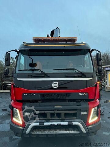Tipper with crane Volvo FMX 410 6x2*4, Tipper & Crane, 2015