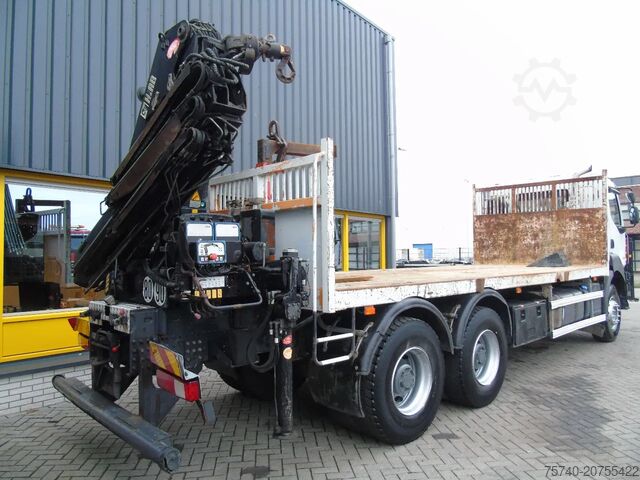 Crane truck Renault Kerax 460DXI + HIAB 166 HIDUO + 6X4 + EURO 5