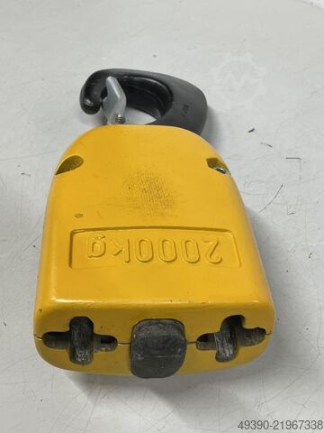 Gancho de guindaste, polia de elevação, polia inferior para talha de corrente, gancho de carga, 2 ra DEMAG 2000 kg passend für PK10