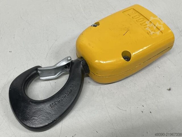 Gancho de guindaste, polia de elevação, polia inferior para talha de corrente, gancho de carga, 2 ra DEMAG 2000 kg passend für PK10