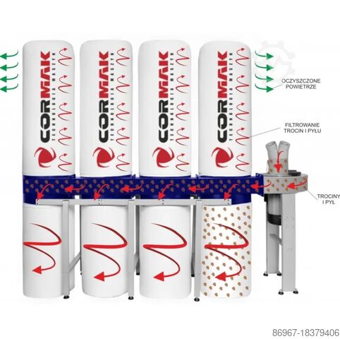 Odciąg do wiórów CORMAK FM470