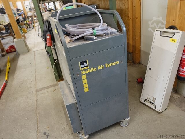 Mobiele complete persluchtinstallatie SCHNEIDER MAS650-10-90D-SILEND