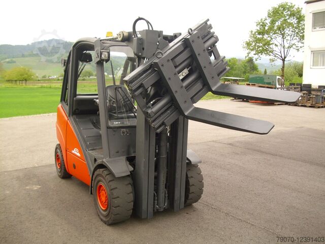 Přední vysokozdvižný vozík Linde H30D X393 TRIPLEXMAST - DREHGABELKLAMMER