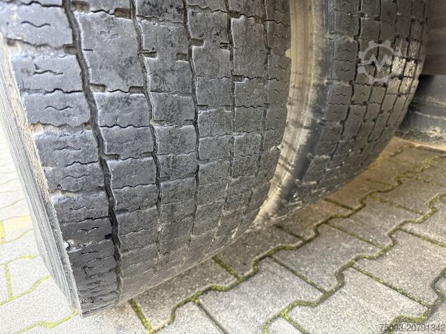 Three-sided tipper truck Scania G450 8X2*6 Kipper Kran HMF 2620 K5