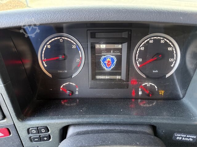 Truck mounted crane Scania G450 8X2*6 Kipper Kran HMF 2620 K5