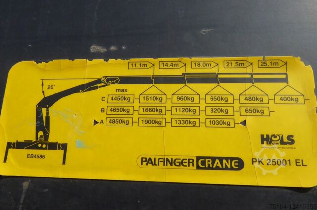 Otevøená plosina Mercedes-Benz 2651 L 6x4