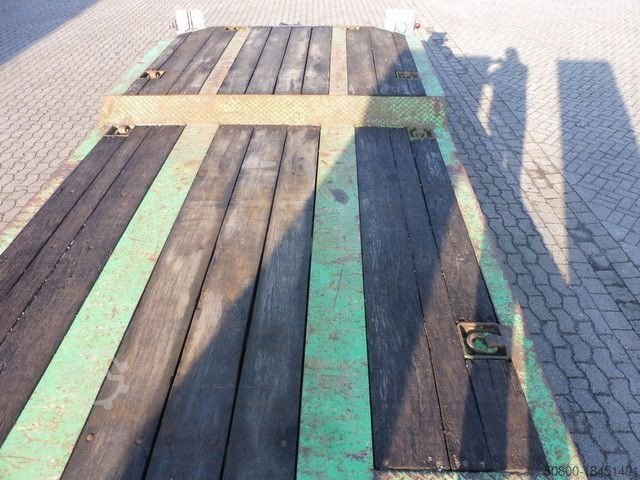 Dieplader oplegger OBERMAIER 30to., 3-Achser, Hydr. Rampen, Verbreiterbar,SAF