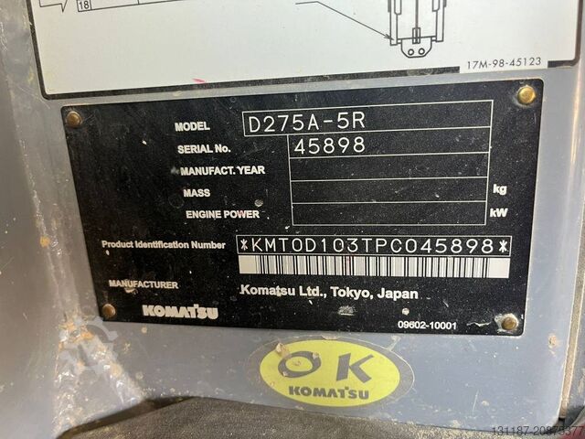 Egaliseermachine Komatsu D275A-5R (Saudi Arabia)