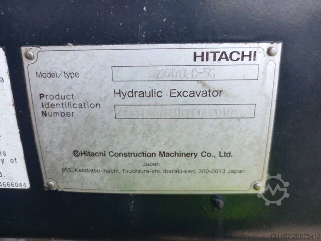 Crawler excavator Hitachi ZX470-5G (Abu Dhabi)
